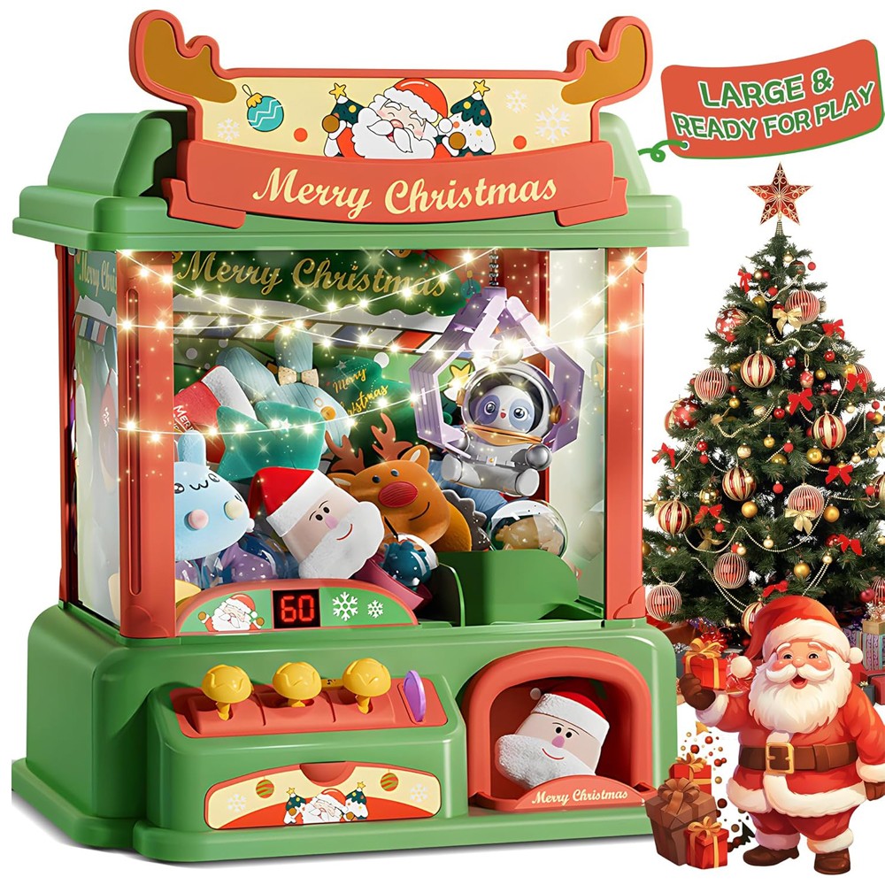 Kids Toys Vending Machine - Mesin cakar Natal untuk anak-anak mesin