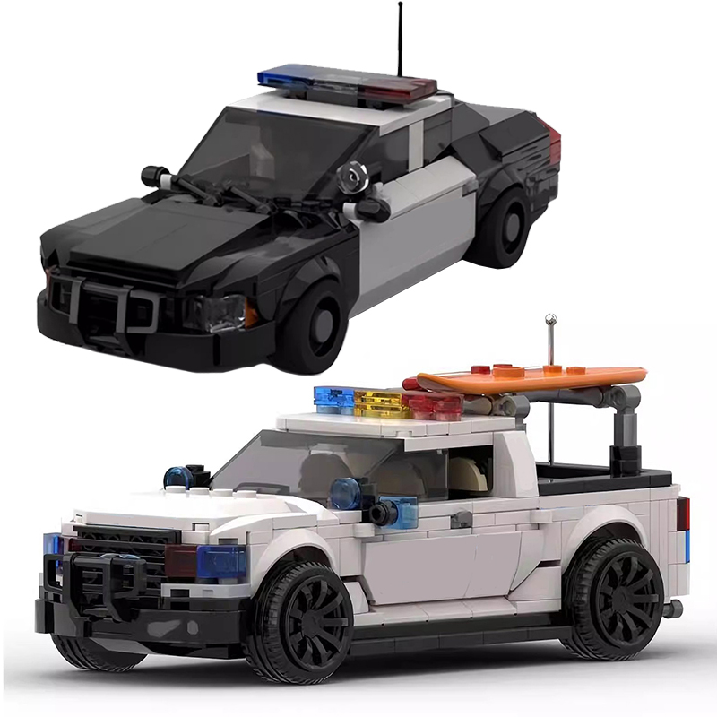 Kids Toys Victoria - Mobil Teknis MOC Mobil Polisi Ford