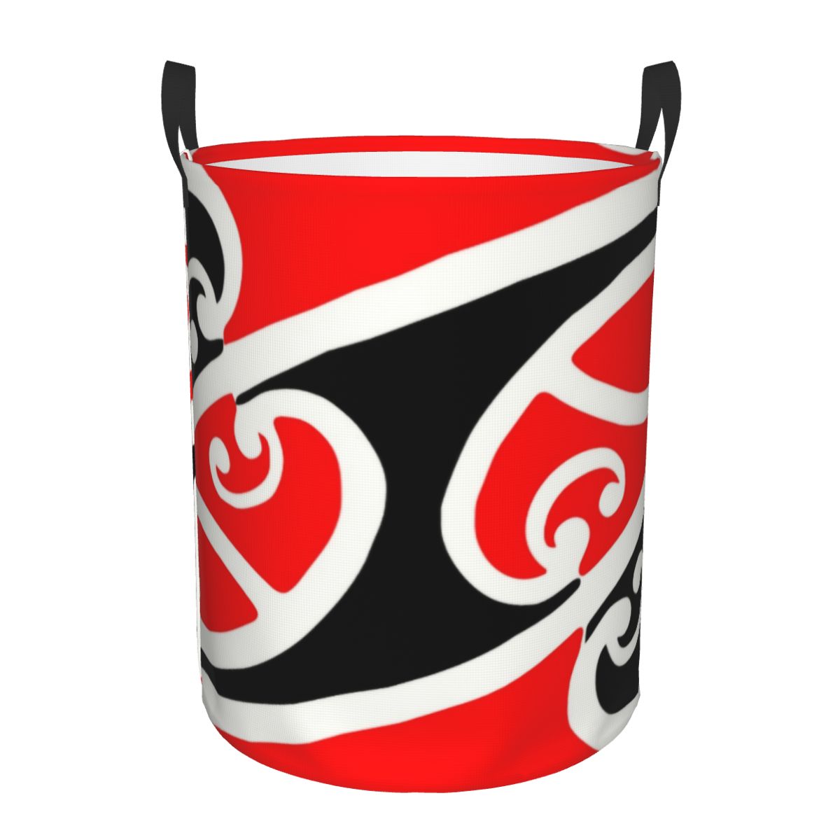 Kids Toys New Zealand - Keranjang cucian pola Maori Kowhaiwhai keranjang