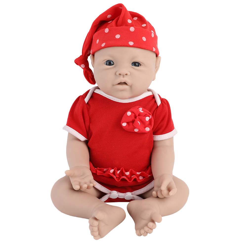 IVITA 100% Boneka Bayi Silikon - Kids Toys Deals ulasan dan harga