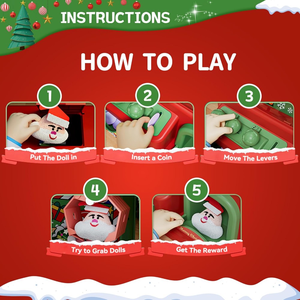 Mesin cakar Natal untuk anak-a - Kids Toys Vending Machine ulasan dan harga