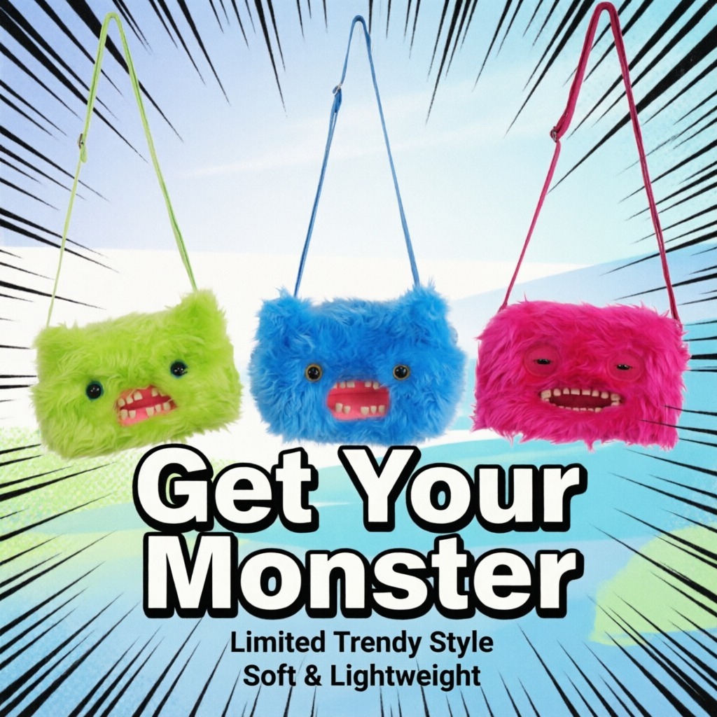 Tas Selempang Boneka Monster L - Kids Toys Hong Kong ulasan dan harga