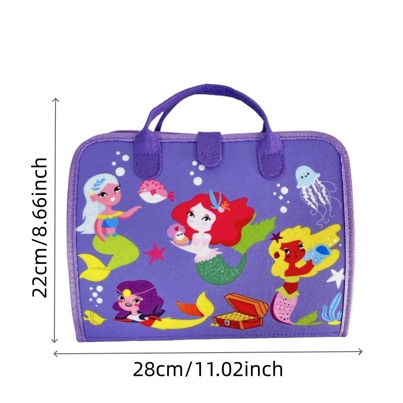 Papan Aktivitas Mermaid Felt Q - Kids Zip Toys ulasan dan harga