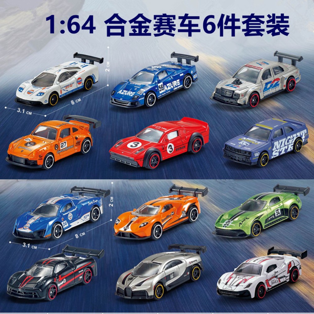 Mobil Balap Alloy 1:64 Set 6 B - Kids Toys Vending Machine ulasan dan harga