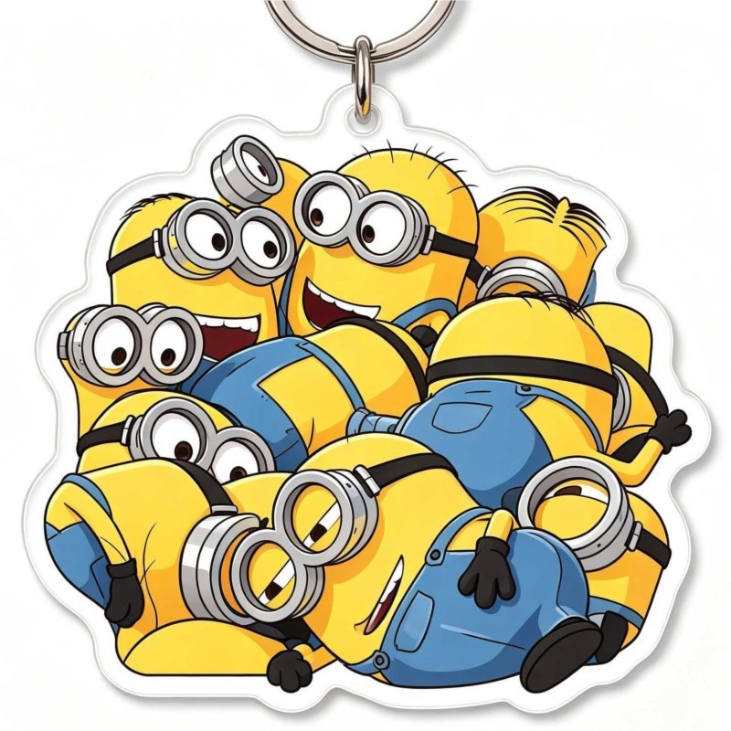 Gantungan Kunci Akrilik Minion - Kids Toys Deals ulasan dan harga