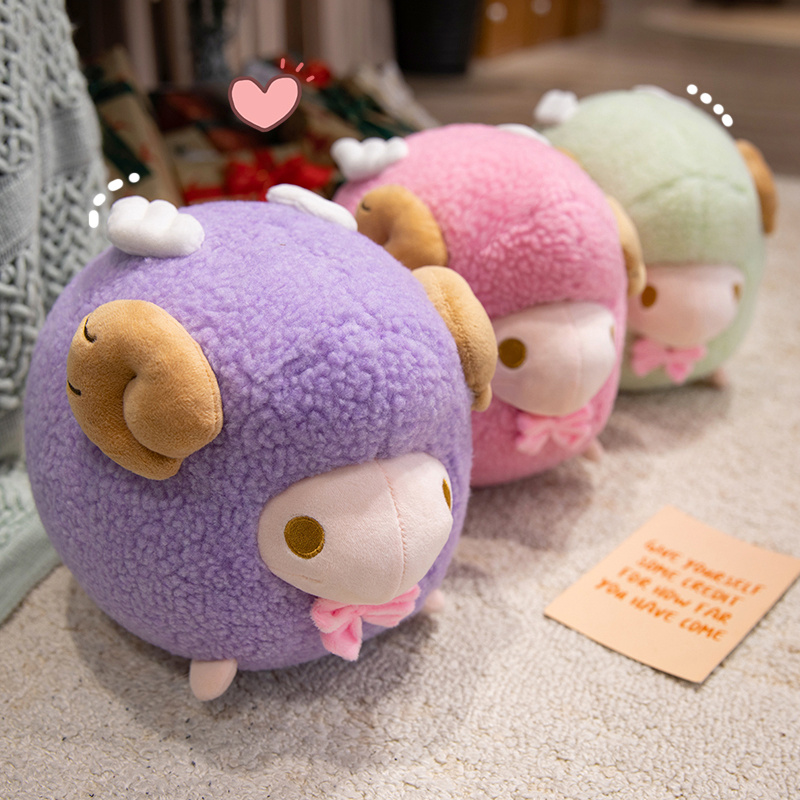 Boneka Bantal Bulu Domba Bulat - Kids Toys Deals ulasan dan harga