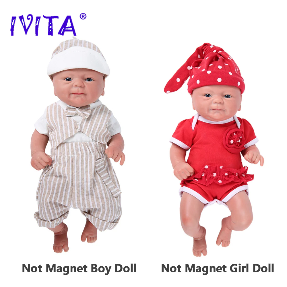 IVITA 100% Boneka Reborn Silik - Kids Toys Deals ulasan dan harga