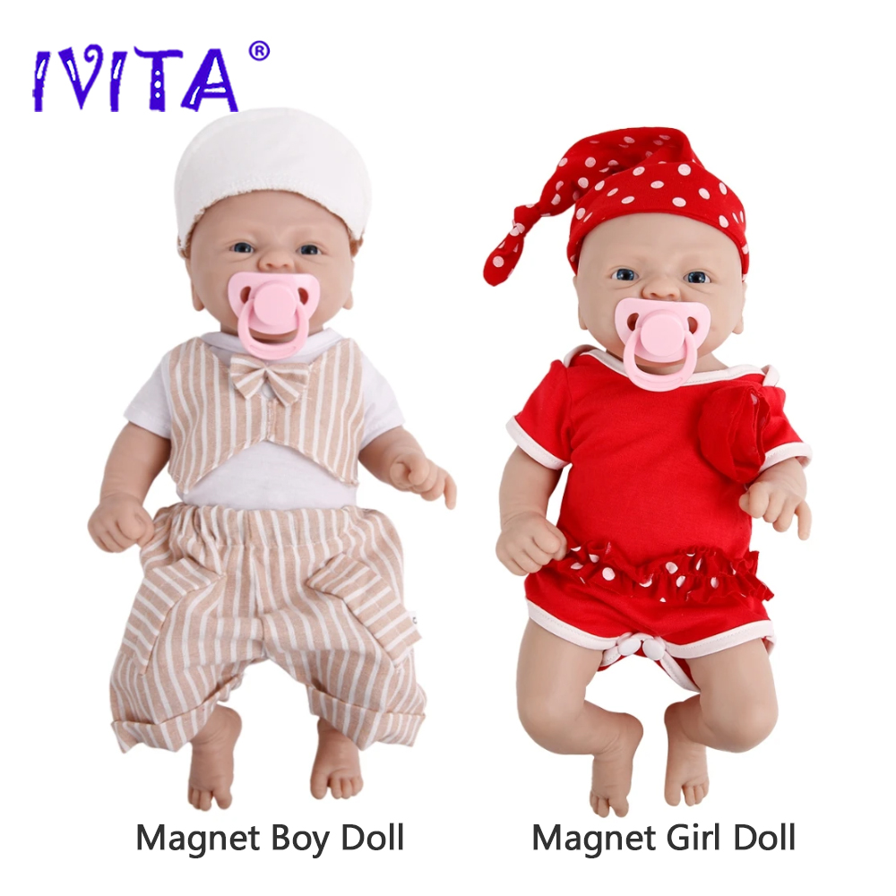 IVITA 100% Boneka Reborn Silik - Kids Toys Deals ulasan dan harga