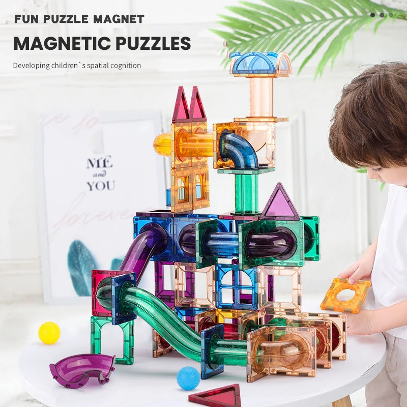 Lembar Magnetik Desainer Blok  - Marble Run Set ulasan dan harga